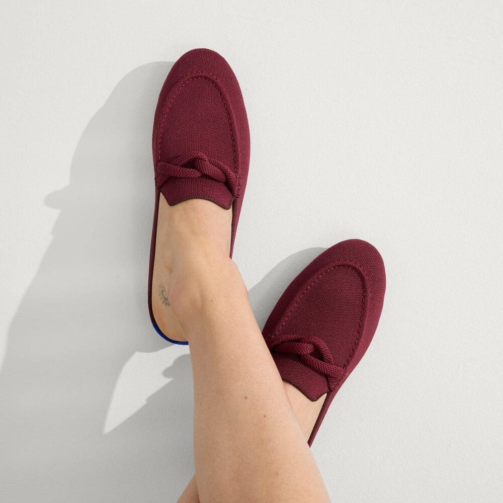 Rothy's The Loafer Mule in Auburn